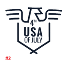 Red, White & Blue Decals