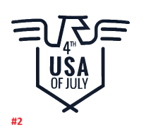 Red, White & Blue Decals