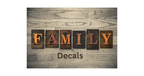 Family themed Decals