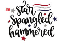 Red, White & Blue Decals